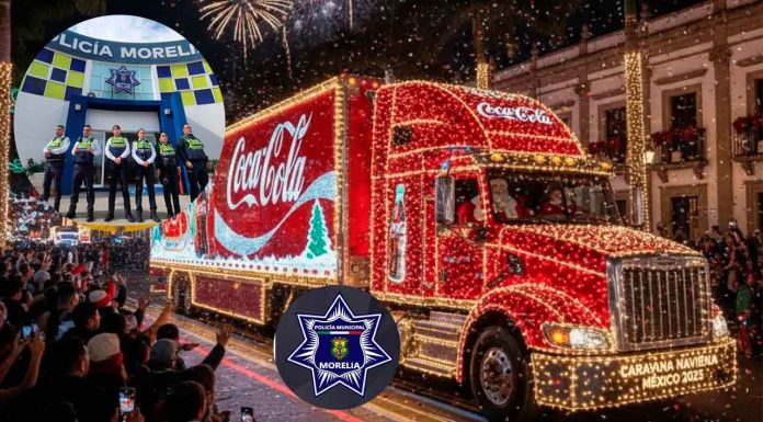 Más de 500 elementos de la Policía Morelia resguardará Caravana Coca Cola
