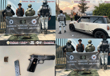 En Michoacán, se detuvo a cuatro personas y se aseguraron armas de fuego y artefactos explosivos improvisados