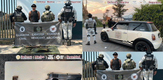 En Michoacán, se detuvo a cuatro personas y se aseguraron armas de fuego y artefactos explosivos improvisados