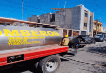 Se registra incendio en taller mecánico de La Piedad