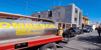 Se registra incendio en taller mecánico de La Piedad