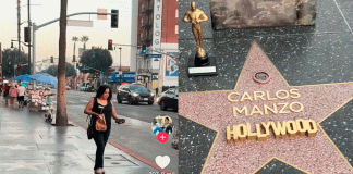 #VIRAL__Ciudadana rinde homenaje a Carlos Manzo con una estrella simbólica en el Paseo de la Fama de Hollywood