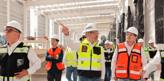 Supervisa Bedolla construcción de planta Arauco; empresa invierte 300 millones de dólares