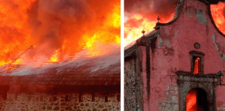 Templo de Nurio, vuelve a registrar un incendio