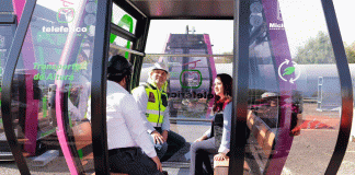 Llegan a Morelia primeras cabinas del teleférico; obra va al 48%: Bedolla