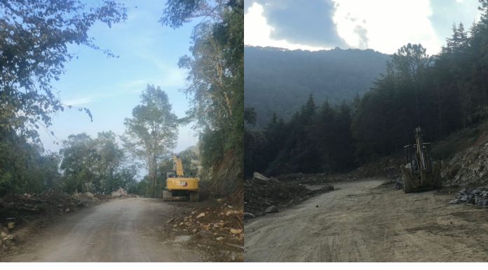 Al 80 % segunda etapa del camino Aguililla-Dos Aguas: Rogelio Zarazúa