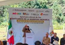 Josefina Rodríguez Zamora, secretaria de Turismo Federal anunció 300 millones de pesos para Plan Michoacán
