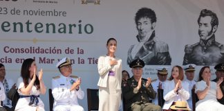A 200 años de la independencia en la Mar, celebramos y convocamos a la constante defensa de nuestra independencia y soberanía: Presidenta Claudia Shienbaum
