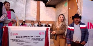 Entregan la calle Eréndira en Zirahuén: un compromiso cumplido por la presidenta Dayana Pérez Mendoza