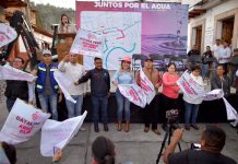 Inicia Dayana Pérez Mendoza la rehabilitación de la red de agua potable en Santa Clara del Cobre