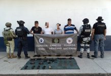 En dos acciones en Michoacán, se detuvo a cuatro personas y se aseguraron más de 200 cartucho