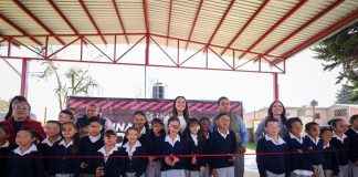 Gobierno de Zacapu impulsa la transformación educativa con entrega de techumbre en la Primaria Miguel Hidalgo, en la Yesca
