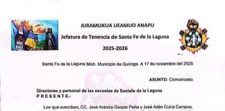 Santa Fe de la Laguna canceló las clases tras los hechos violentos de este lunes