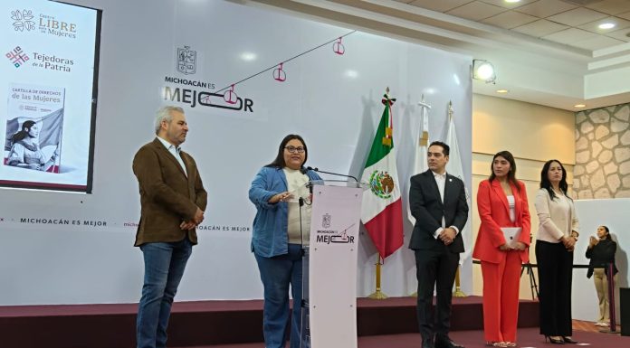 Con el Plan Michoacán se tendrán Centros Libres en todo el estado: Secretaria Federal de las Mujeres