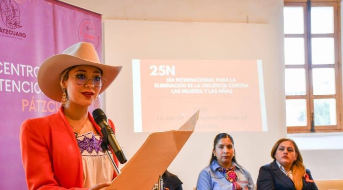 Cero tolerancia a la violencia hacia las mujeres: Andrea Rodríguez impulsa acciones firmes en Pátzcuaro