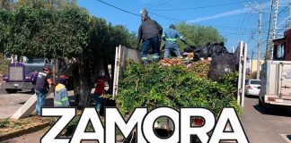 Mejoran la imagen urbana de Zamora con el programa de Faenas impulsado por Carlos Soto