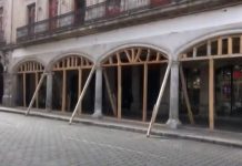 Morelia por fin intervendrá columnas dañadas del Portal Aldama tras dos años del accidente