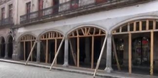 Morelia por fin intervendrá columnas dañadas del Portal Aldama tras dos años del accidente
