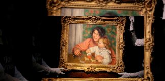 Renoir vende retrato íntimo de su hijo por 1,45 millones de euros