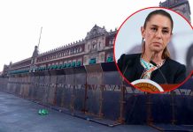 Sheinbaum justifica colocación de vallas en Palacio Nacional por marchas de la CNTE y Generación Z