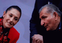 Sheinbaum sostiene reunión privada con Adán Augusto López en Palacio Nacional