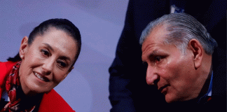 Sheinbaum sostiene reunión privada con Adán Augusto López en Palacio Nacional