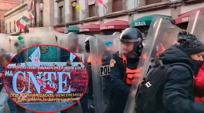 CNTE instala plantón de 48 horas en la Cámara de Diputados tras marcha masiva en la CDMX