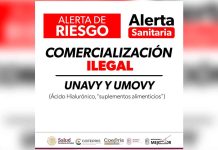 Cofepris emite alerta sanitaria por productos Unavy y Umovy