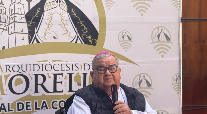 Lamenta arzobispo de Morelia asesinato de Carlos Manzo Rodríguez