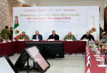 El Gabinete de Seguridad refrenda la plena coordinación con Michoacán