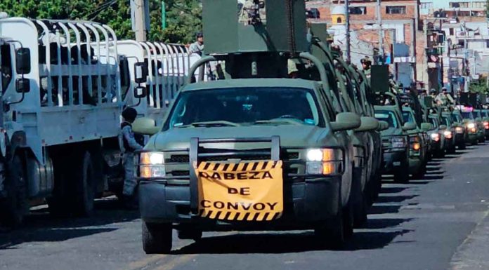 Llegan refuerzos del Ejército y Guardia Nacional a Michoacán para reforzar la seguridad