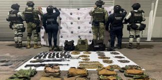 SSP asegura 3 camionetas robadas, 2 rifles y más de mil 600 municiones en Zinapécuaro