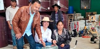 Julio Arreola apoya a productores del campo en comunidades de Pátzcuaro