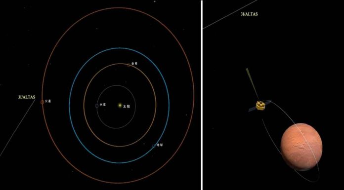 China capta por primera vez imágenes cercanas del cometa interestelar 3I/ATLAS