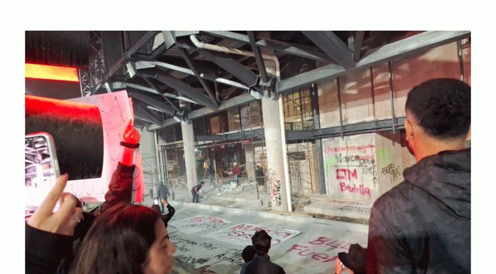 Jóvenes vandalizan instalaciones del Teleférico en Uruapan