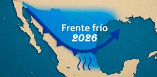 Frentes fríos continúan influyendo en el clima de México a mediados de enero