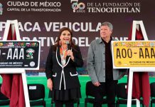 Colocan placas conmemorativas del Mundial como parte de los preparativos rumbo a 2026