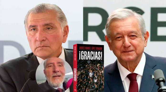 «Aún no los pago»: Adán Augusto admite que aún no liquida los libros de AMLO entregados a senadores de Morena
