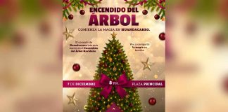 Huandacareo se alista para una noche especial: encenderán el Árbol Navideño este 7 de diciembre