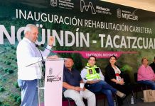 Más de 10 mil habitantes beneficiados con nueva carretera Tingüindín–Tacátzcuaro: Bedolla