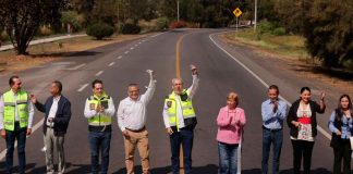 Inaugura Bedolla rehabilitación carretera Tocumbo-Cotija; impulsa el desarrollo regional