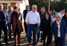 Bedolla y rectora de la Universidad Nacional Rosario Castellanos visitan espacios para los campus en Zitácuaro y Zacapu