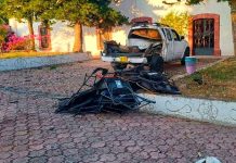 Explosión de pirotecnia hiere a mujer durante festejos guadalupanos en Santa Ana Maya