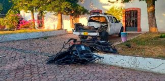 Explosión de pirotecnia hiere a mujer durante festejos guadalupanos en Santa Ana Maya