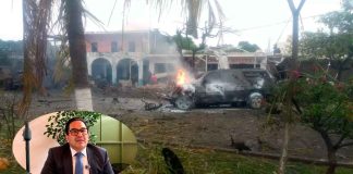 Se registra una sexta víctima con muerte cerebral en ataque de coche bomba en Coahuayana