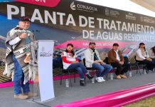 Inaugura Bedolla planta de tratamiento en autogobierno de Sevina; saneará el 100% del agua