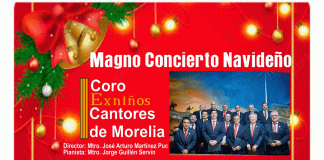 Anuncian magno concierto navideño del coro Cantores de Morelia