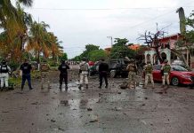 Fiscalía de Michoacán relaciona la explosión del coche bomba en Coahuayana con un dron, presuntamente del CJNG