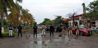 Fiscalía de Michoacán relaciona la explosión del coche bomba en Coahuayana con un dron, presuntamente del CJNG