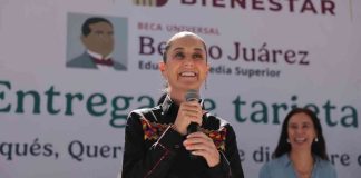 Sheinbaum critica a EU por “problemas de valores” y vincula becas con trayectoria educativa